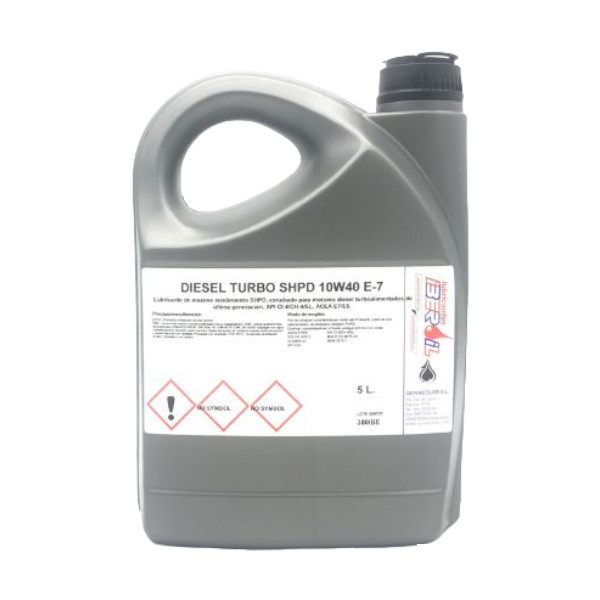 IBEROIL DIESEL TURBO SHPD SEMI SAE 10W40 Lubricante semisintético SHPD, estudiado para motores diésel turboalimentados de última generación.