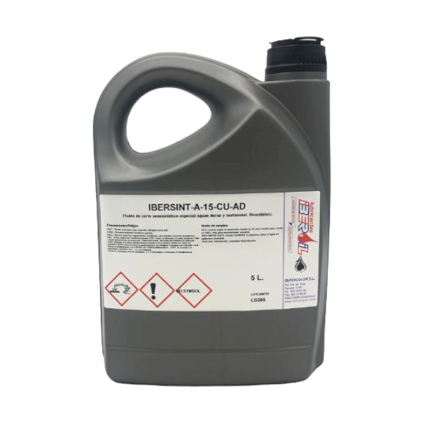 IBERSINT A 15-CU-ADFluido de corte semisintético especial aguas duras y multimetal. Bioestático