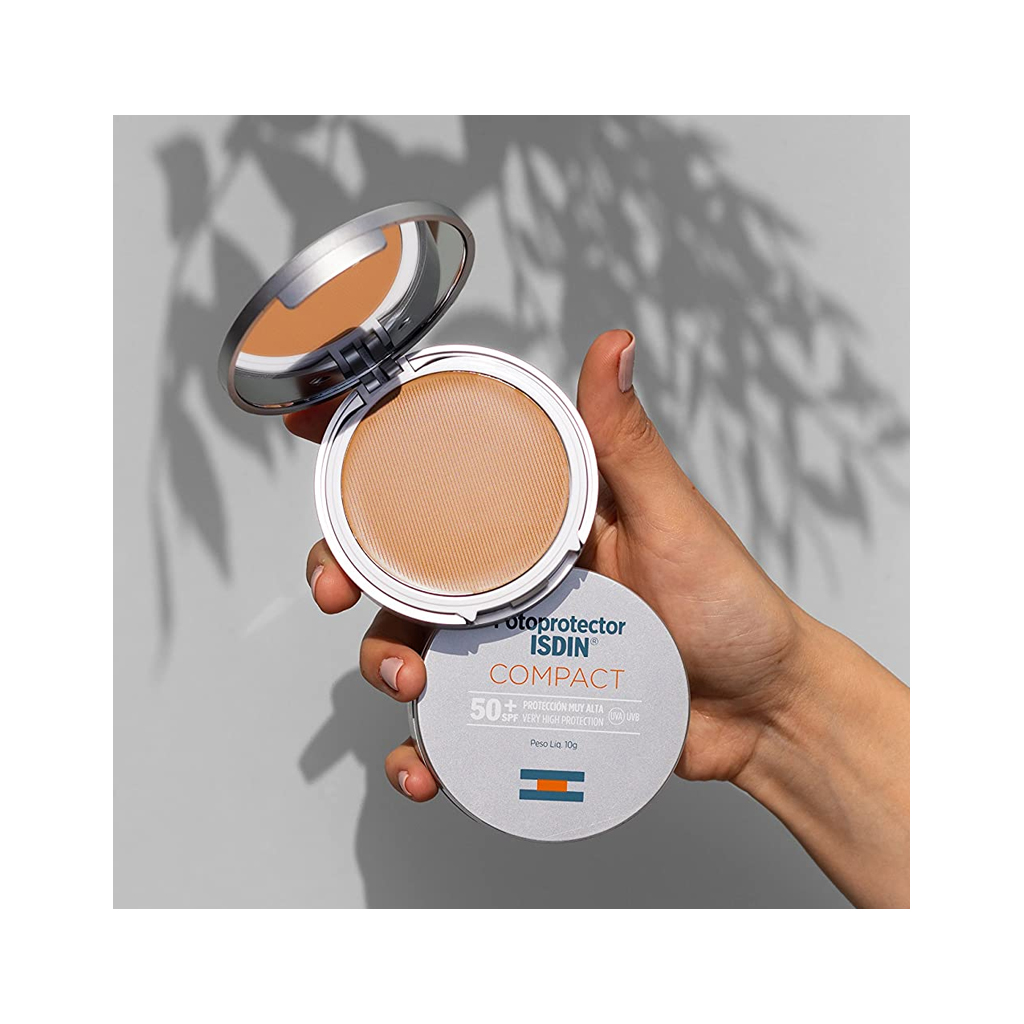Maquillaje con fotoprotección spf 50+ Bronce ISDIN 10 g - Imagen 2