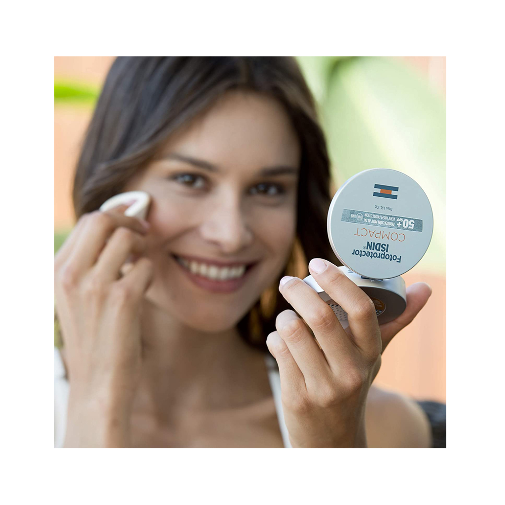 Maquillaje con fotoprotección spf 50+ Bronce ISDIN 10 g - Imagen 3