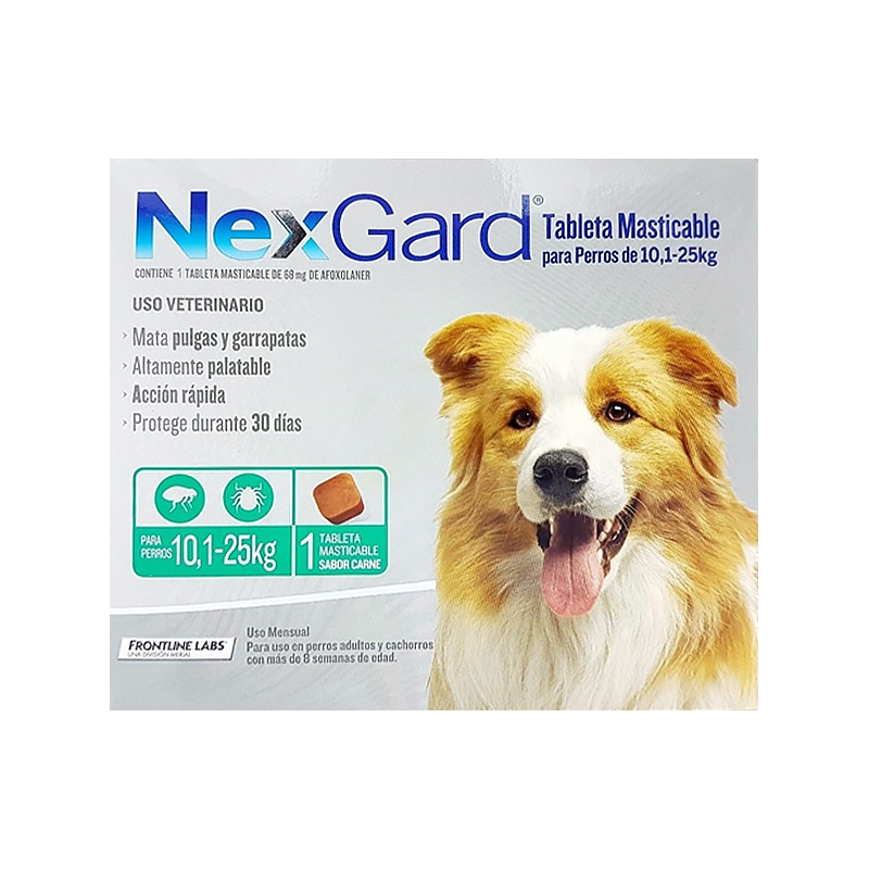 Nexgard Perros de 10 a 25Kg Bocado