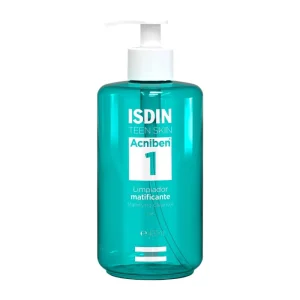 ISDIN ACNIBEN TEEN SKIN GEL LIMPIADOR FACIAL MATIFICANTE X 400ML