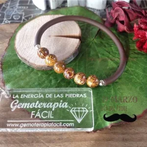 Pulsera de Jaspe Fósil o Lumaquela