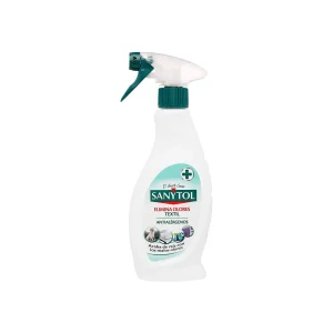 SANYTOL Desinfectante Y Eliminador Malos Olores Para Tejidos No Lavables 500ml – Antialérgenos – Ácaros – Gatos – Polen