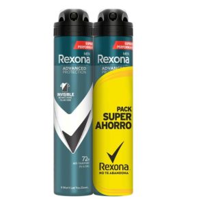 Rexona Advanced Protection Invisible Desodorante Spray Men pack 2 ud 200 ml x 2= 400ml